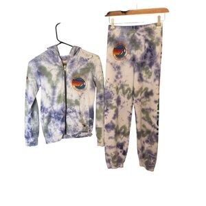 Tie-Dye Hoodie and Joggers Set